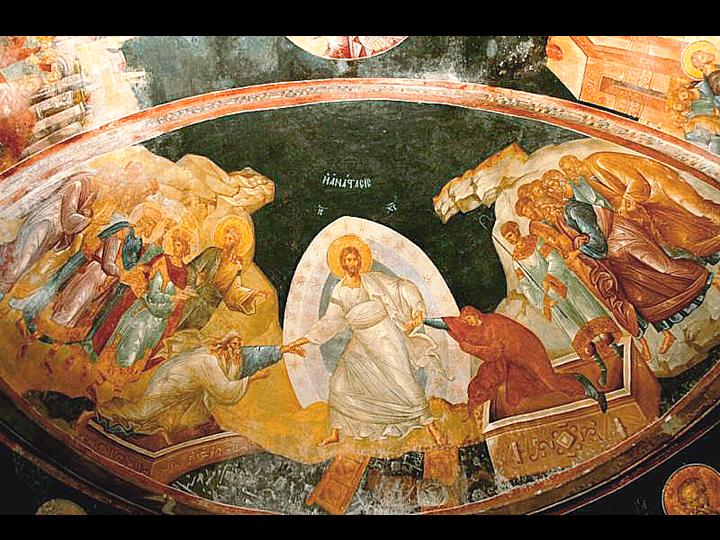 Fresco, Chora Church, 11th c AD - 14th c AD. Istanbul. Photo credit: Tamera Neufeldt