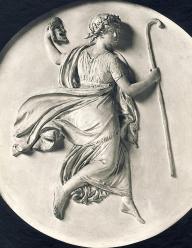 A scultpure Thalia of the Muse of Comedy