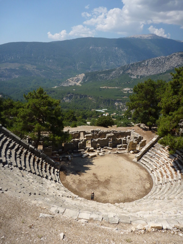 Arykanda, theater, 2nd c AD. Lycia. Photo credit: Cai Thorman