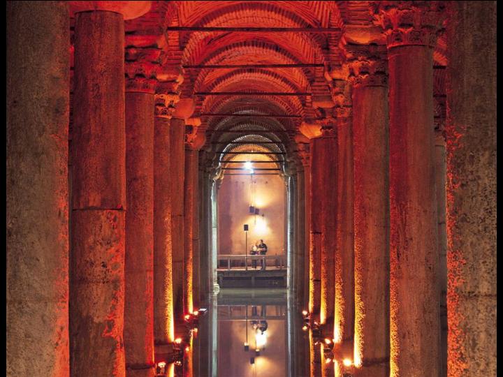 Yerebatan Byzantine underground cisterns, 6th c AD. Istanbul. Photo credit: Tamera Neufeldt