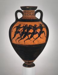 Black figure amphora
