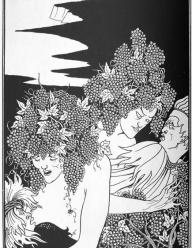 Ladies with grapevines in their hair