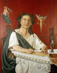 A painting of Horace