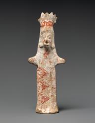 Statuette of a standing goddess.