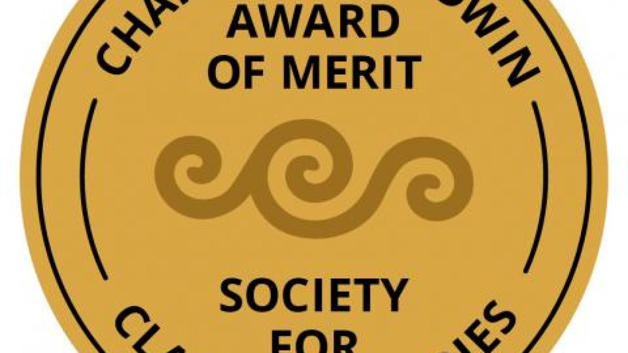 A medal for Charles J Goodwin Award of Merit