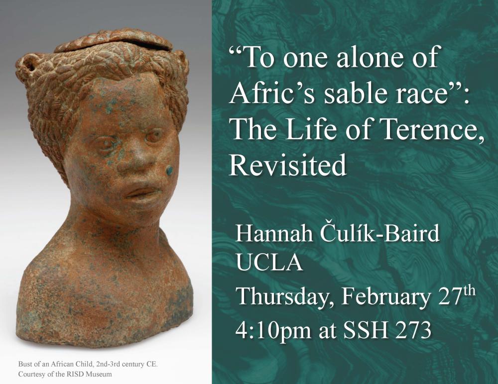Hannah Culik-Baird event on Feb. 27, 2025 at 4:10pm in SSH 273
