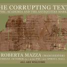Roberta Mazza (Manchester) Talk