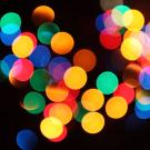 Celebratory dots of many colors
